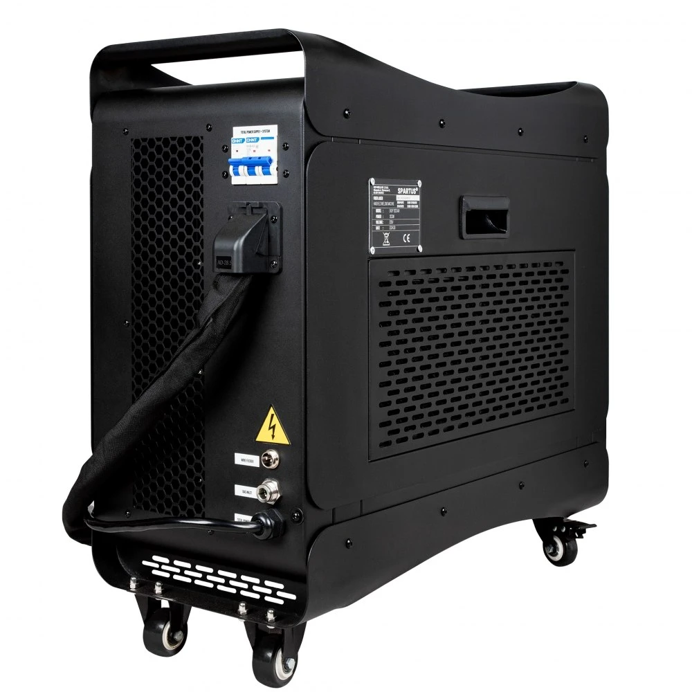 Tył Bok spawarki ręcznej laserowej Spartus Easy 1500 3w1